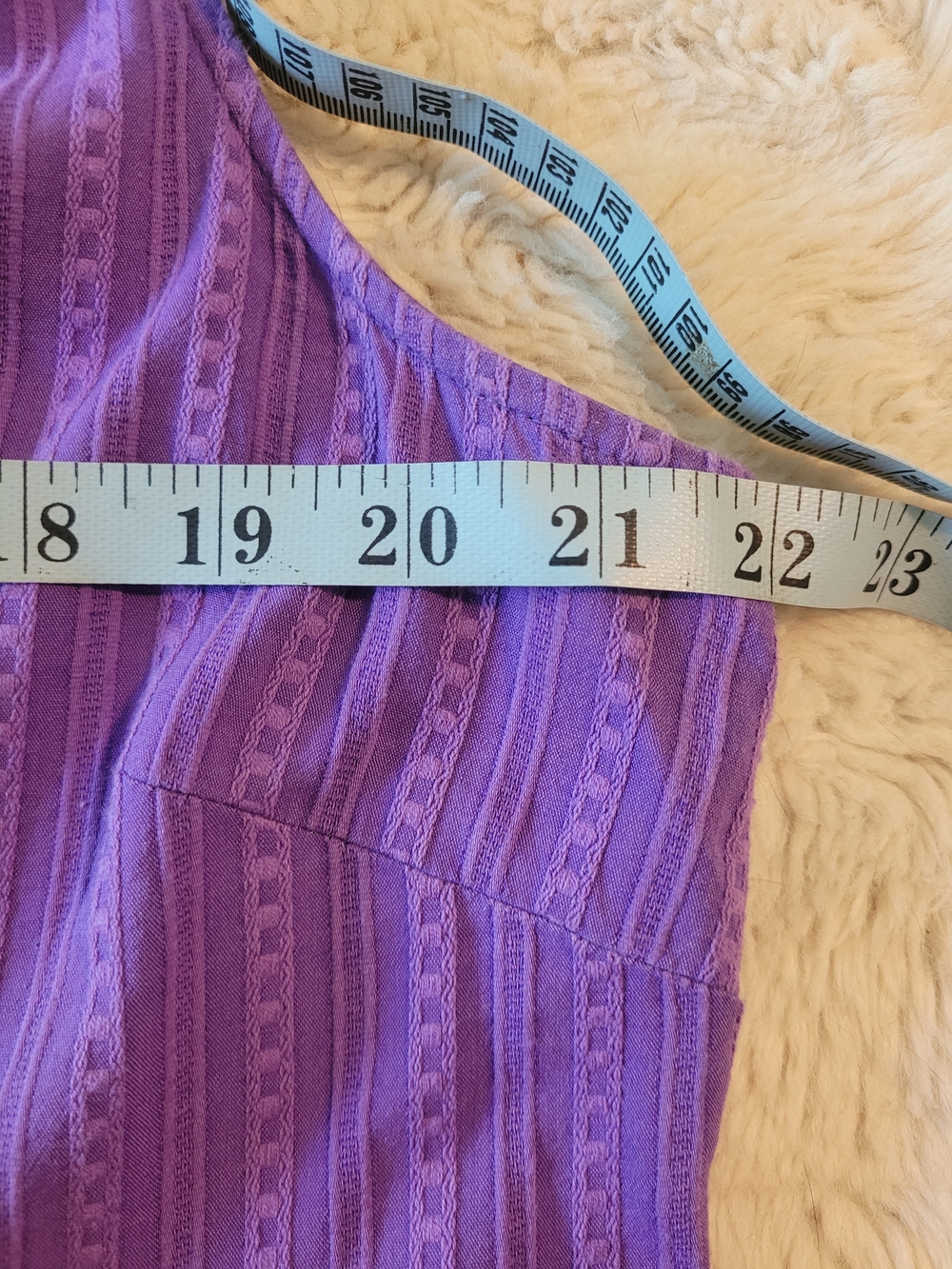 J. Jill Purple Sleeveless Button-Front Tiered Maxi Dress - Picture 11 of 12